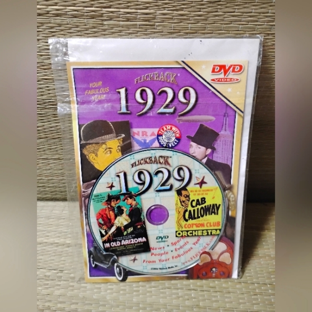 Vintage 1929 DVD Flashback Dvd Sealed